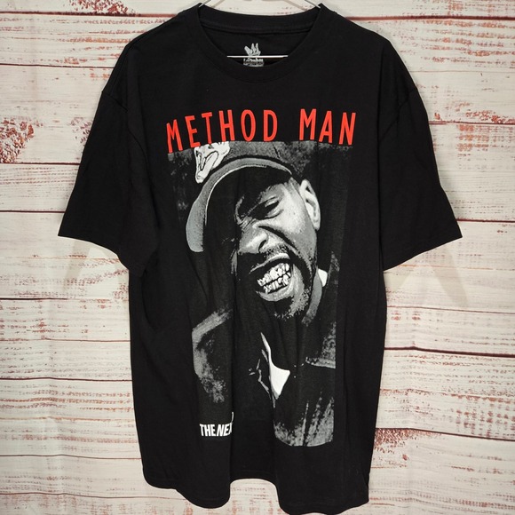 Legends Apparel Other - Method‎ Man Legends NWOT Black Graphic T-Shirt Hip Hop 50th Anniversary Large